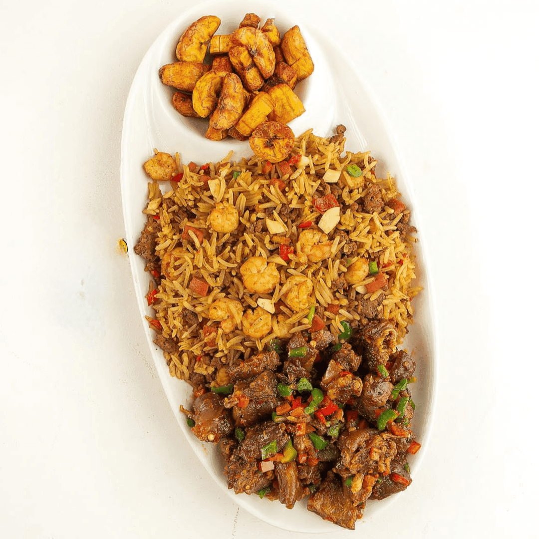 CHINESE RICE & GOATMEAT
